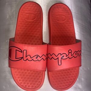 CHAMPION WOMEN SLIDES - CORAL